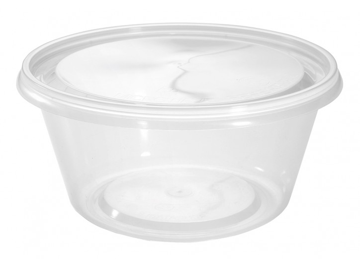 ROUND PP CONTAINER & LID - MEDIUM