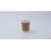 8oz Double Wall Cup(White+Kraft)